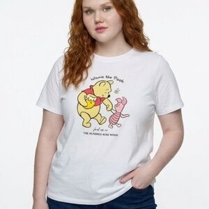 Disney Winnie the Pooh & Piglet Graphic T-Shirt - Primark  Size 2XL
